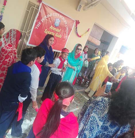 Prize giving at the Annual Sports Gala