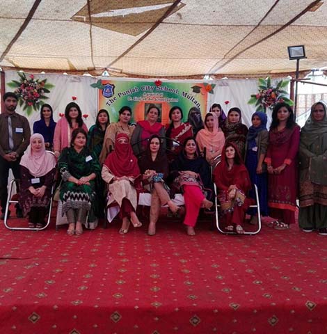 Our staff at the annual school ceremony